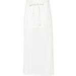 Gonna midi a portafoglio in bianco Toteme - donna 