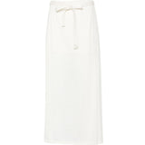 Gonna midi a portafoglio in bianco Toteme - donna 