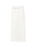 Gonna midi a portafoglio in bianco Toteme - donna