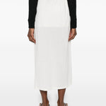 Gonna midi a portafoglio in bianco Toteme - donna 