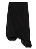 Women's Toteme Black Draped Cocoon Skirt