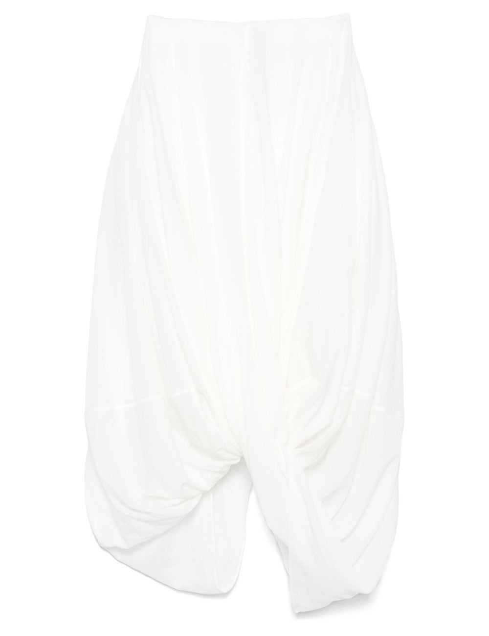 Gonna drapeggiata cocoon in bianco Toteme - donna 