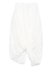 Toteme white cocoon draped skirt - women