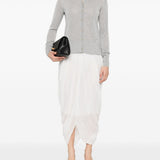 Gonna drapeggiata cocoon in bianco Toteme - donna 