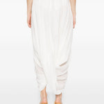 Gonna drapeggiata cocoon in bianco Toteme - donna 