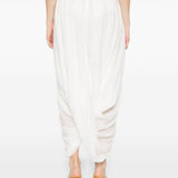 Gonna drapeggiata cocoon in bianco Toteme - donna 