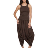 Gonna asimmetrica drappeggiata Cocoon in marrone 