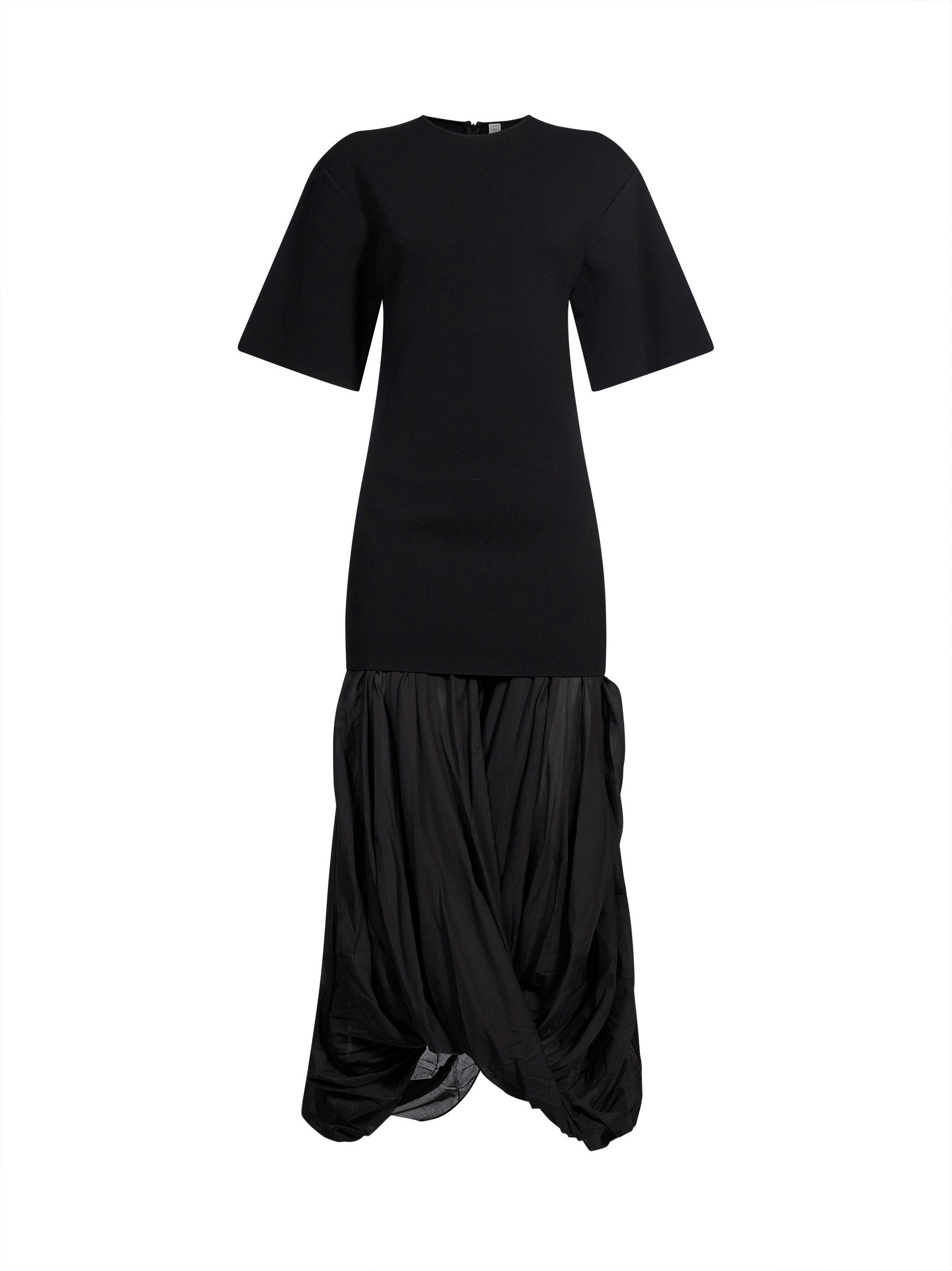 Abito Cocoon in nero 