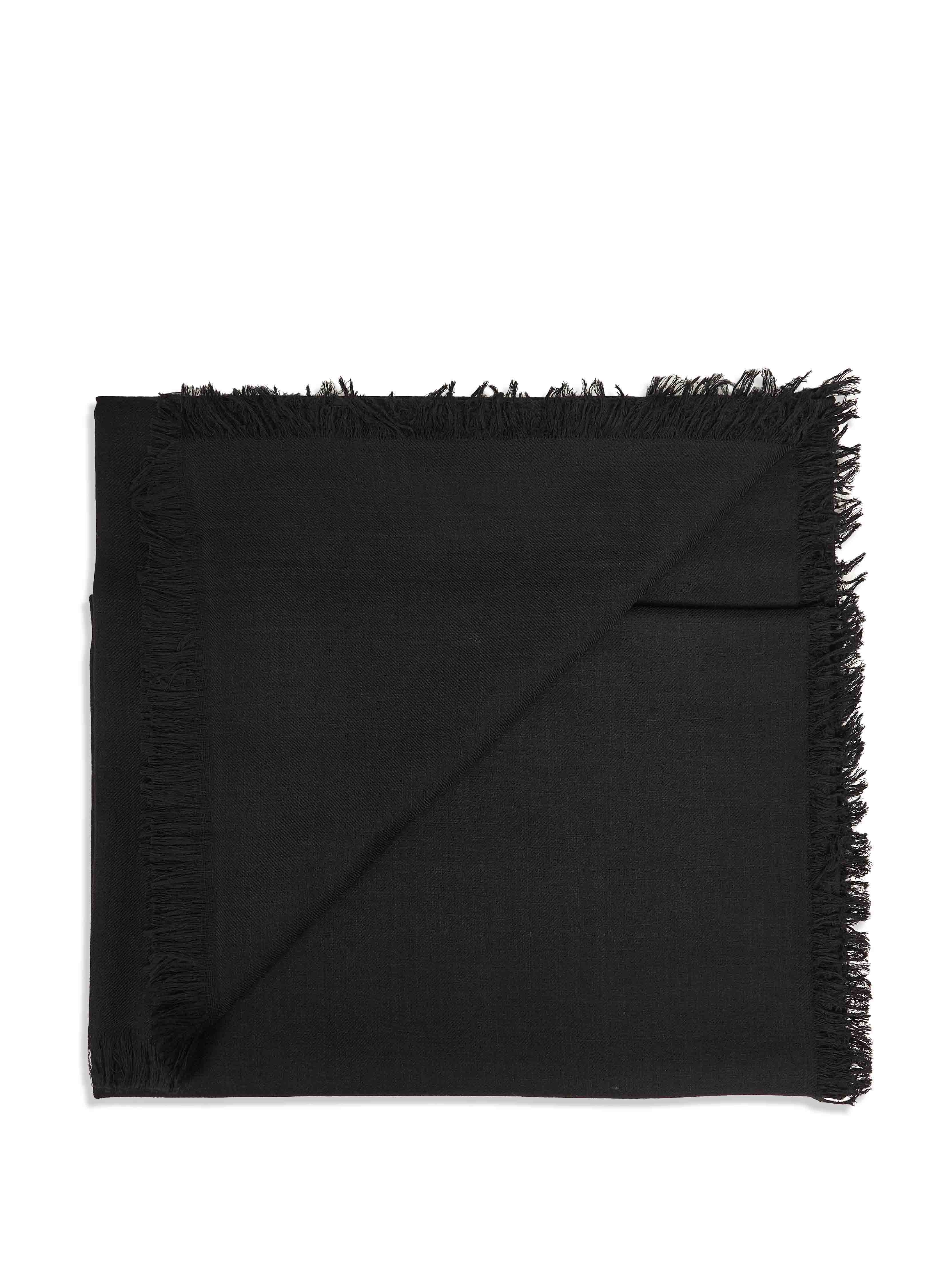 Sciarpa Light Wool Blanket in nero 