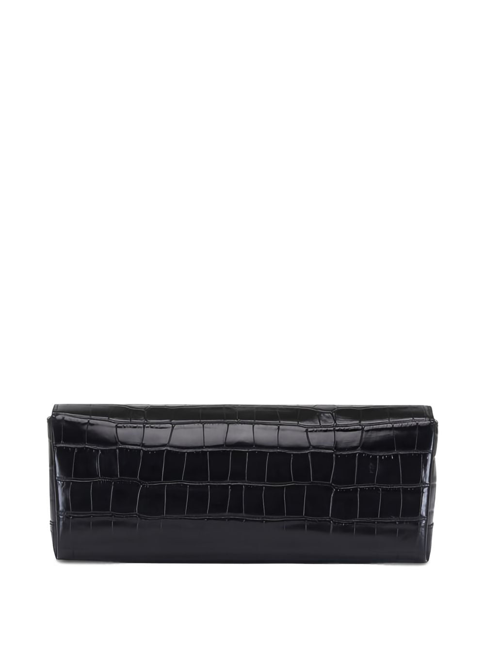 Clutch T-clutch in cocco nero 