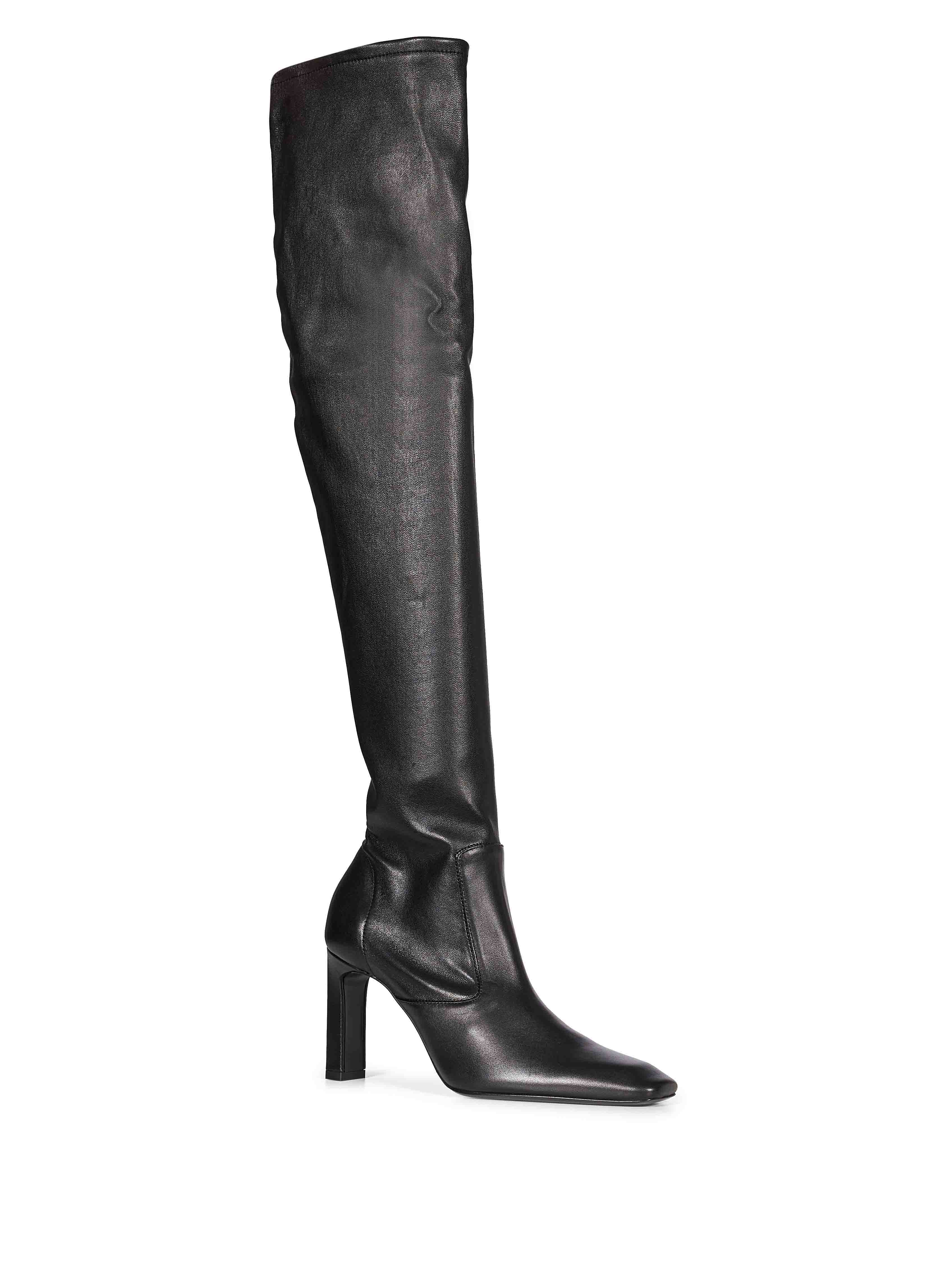 Stivali Nappa Over-the-knee in nero 