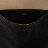 Borsa a spalla Bevel media in nero 