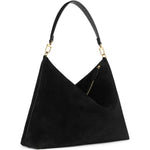 Borsa a spalla Bevel media in nero 