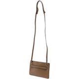 Borsa T-Lock a tracolla in marrone 