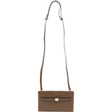 Borsa T-Lock a tracolla in marrone 