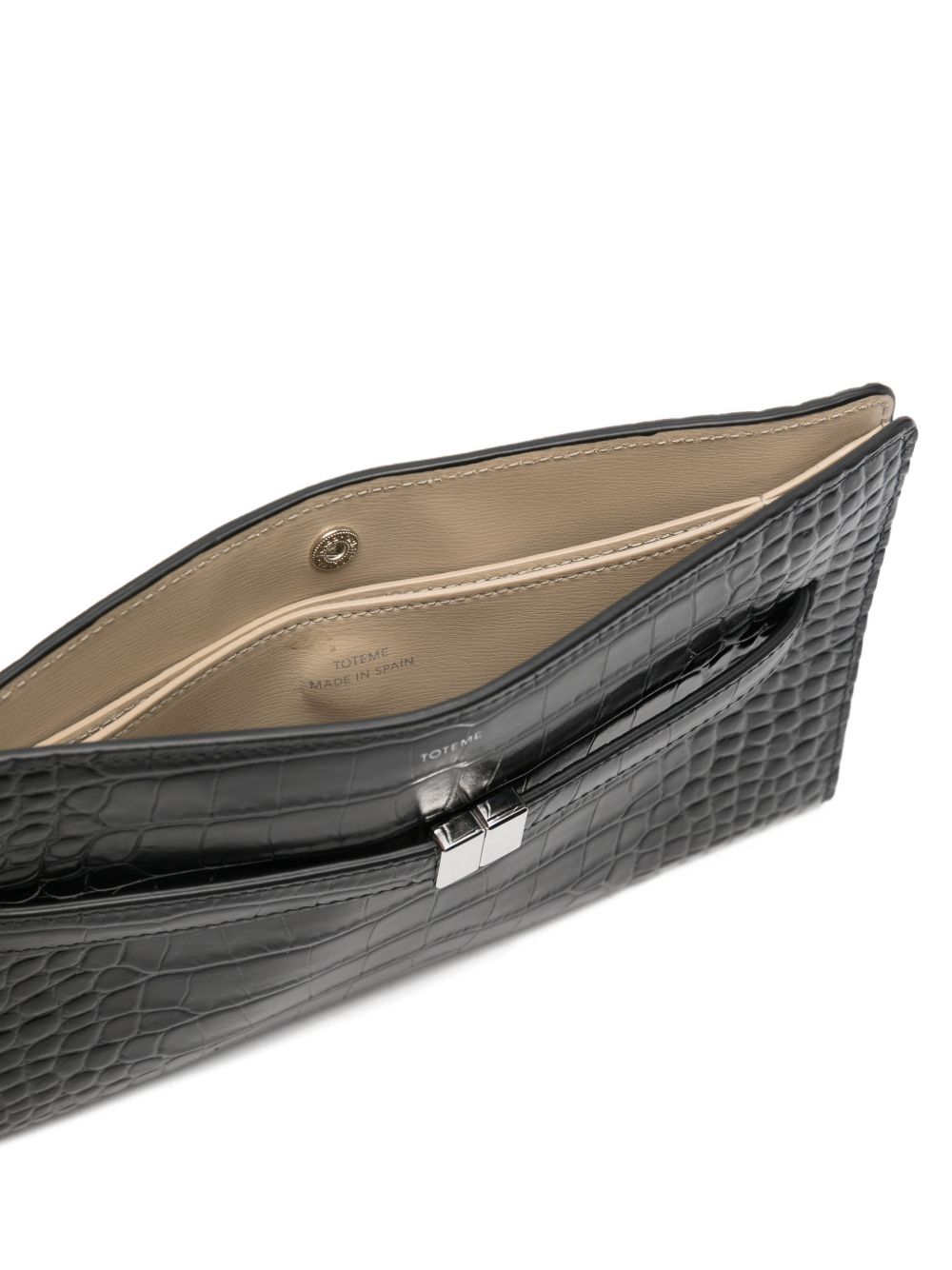 Borsa a tracolla con logo in nero 
