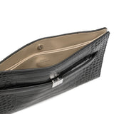 Borsa a tracolla con logo in nero 
