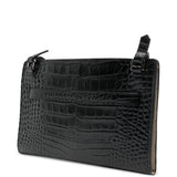 Borsa a tracolla con logo in nero 