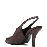Sandali con cinturino e decorazione a forma di lucertola in marrone Toteme - donna 