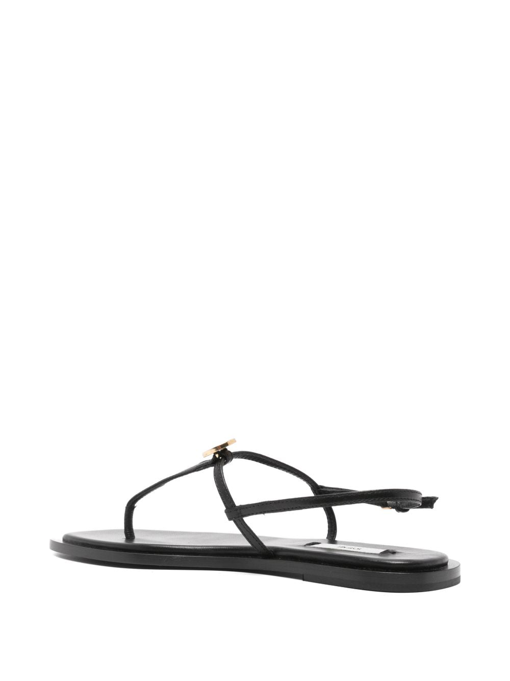 Sandali a t e punta quadrata in nero Toteme - donna 