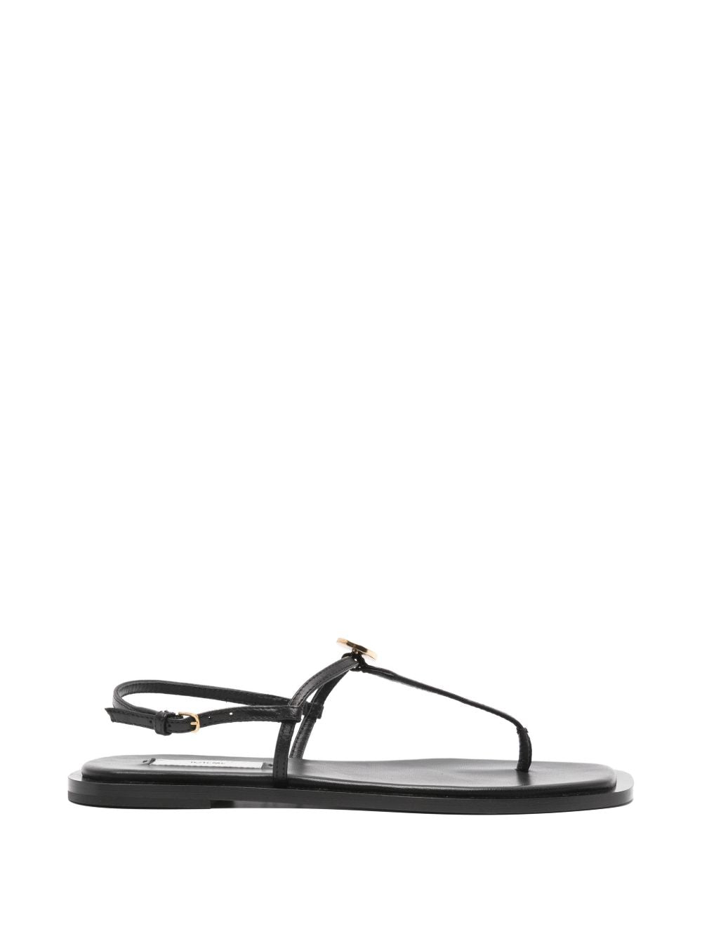 Sandali a t e punta quadrata in nero Toteme - donna 