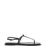 Sandali a t e punta quadrata in nero Toteme - donna 