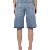 Shorts Board in denim blu 