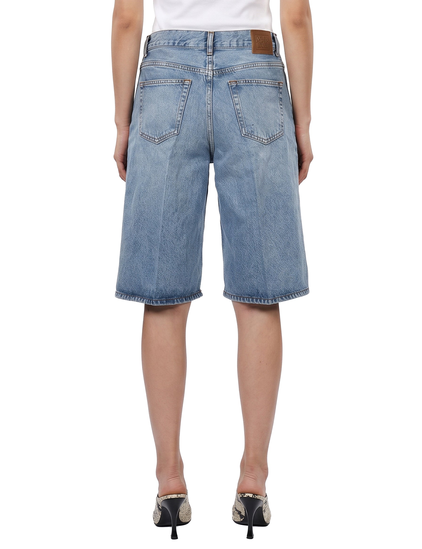 Shorts Board in denim blu 