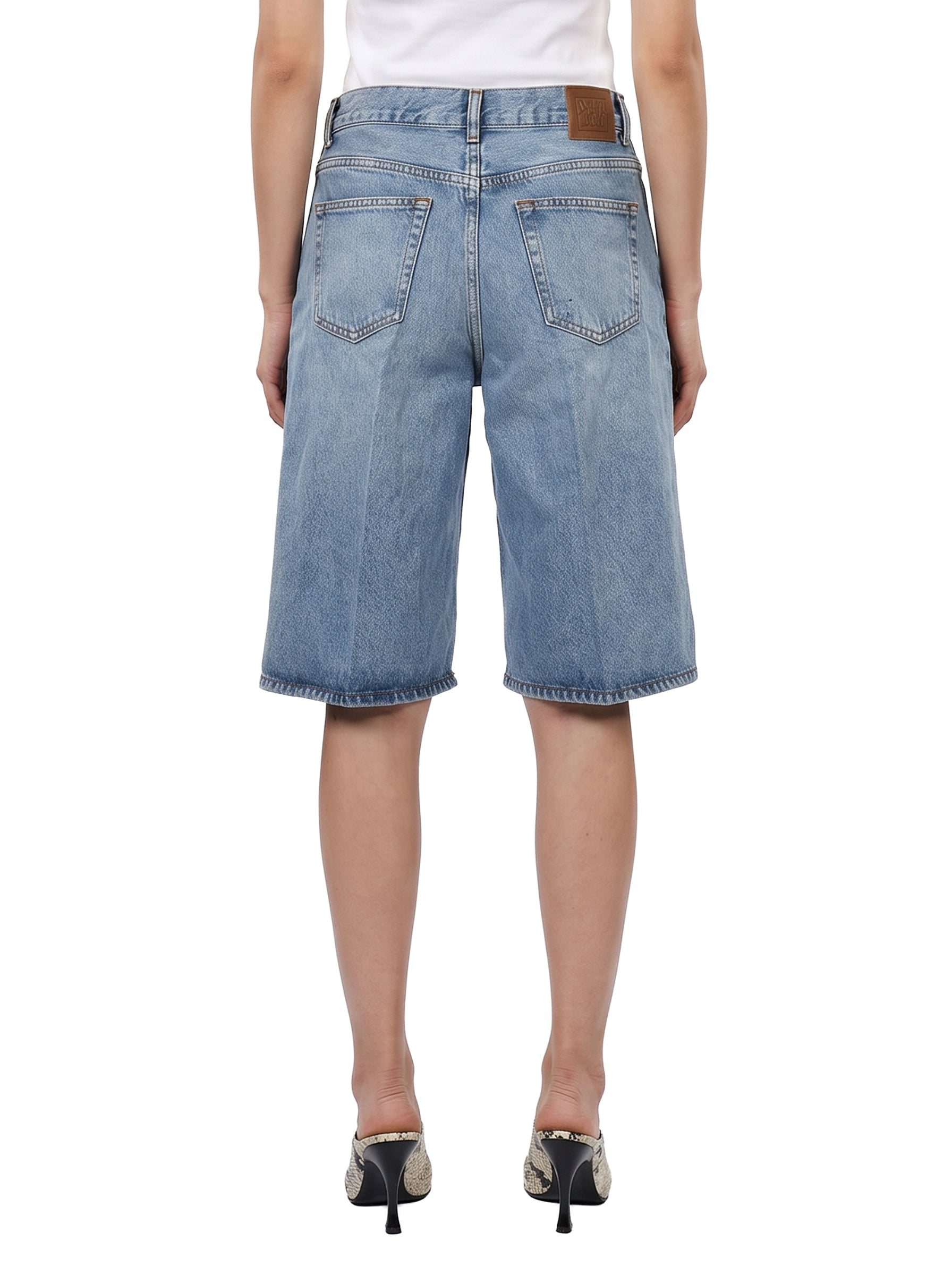 Shorts Board in denim blu 