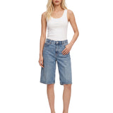 Shorts Board in denim blu 