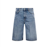Shorts Board in denim blu 