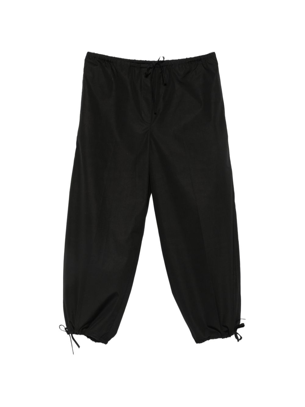 Pantaloni con coulisse in nero Toteme - donna 