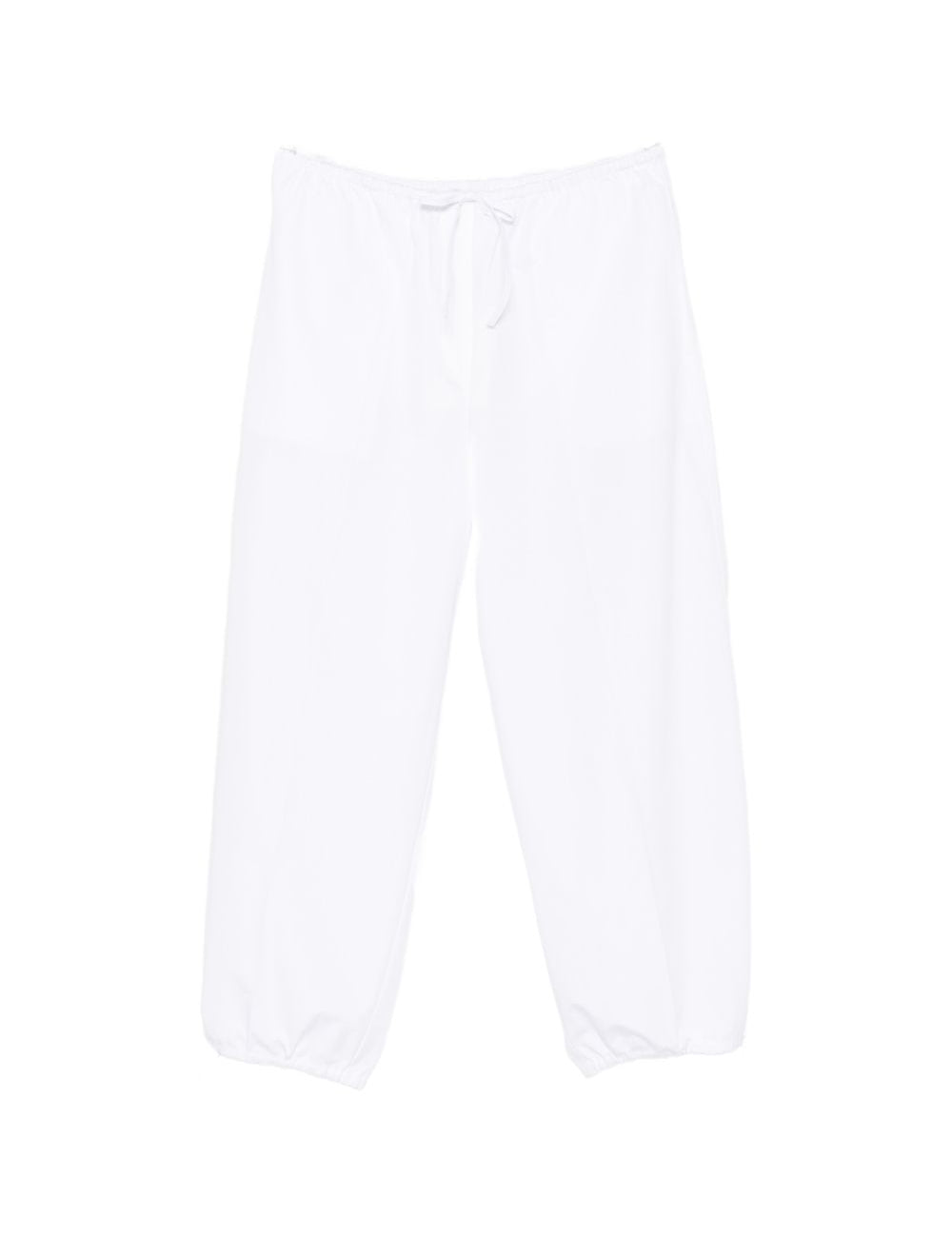 Pantaloni con coulisse in bianco Toteme - donna 