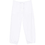 Pantaloni con coulisse in bianco Toteme - donna 