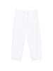 Pantaloni con coulisse in bianco Toteme - donna