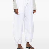 Pantaloni con coulisse in bianco Toteme - donna 