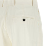 Shorts sartoriali con pieghe in bianco Toteme - donna 