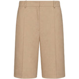 Shorts sartoriale in beige toteme - donna 