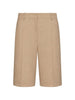 Shorts sartoriale in beige toteme - donna