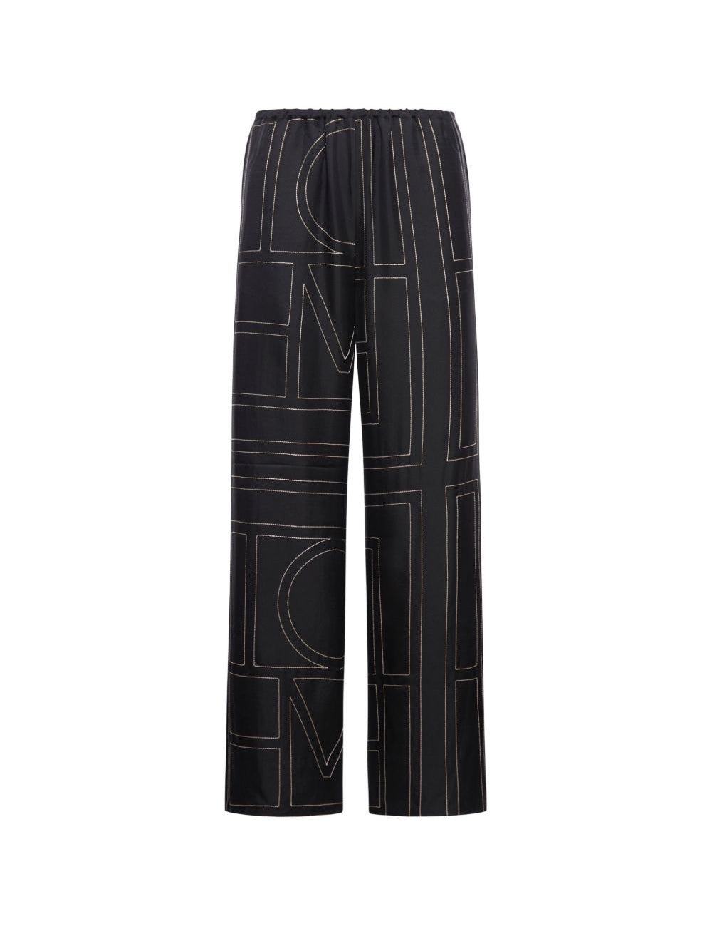 Pantaloni pigiama in nero toteme - donna 