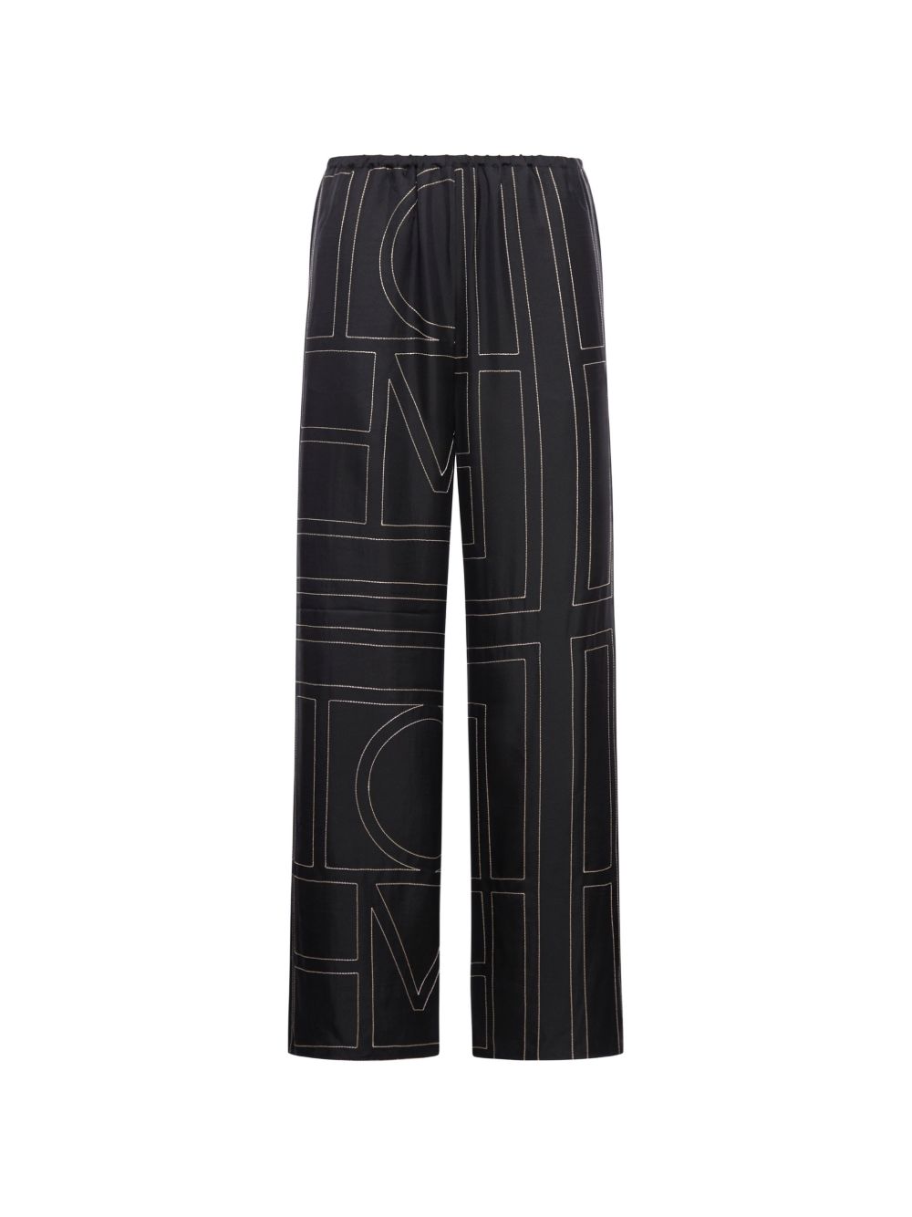 Pantaloni pigiama in nero toteme - donna 