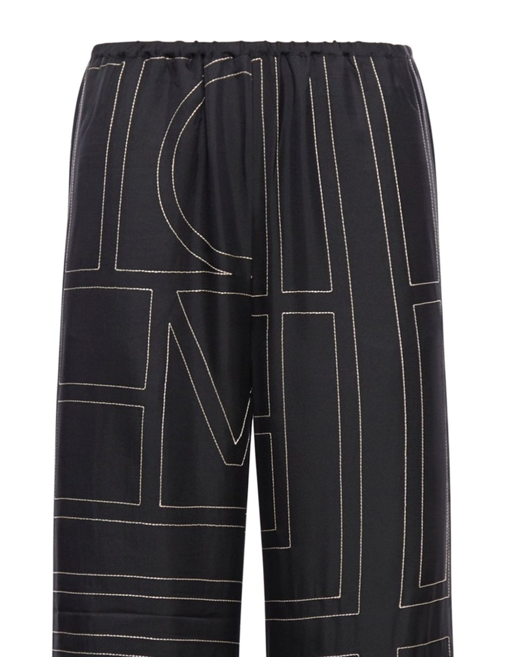 Pantaloni pigiama in nero toteme - donna 