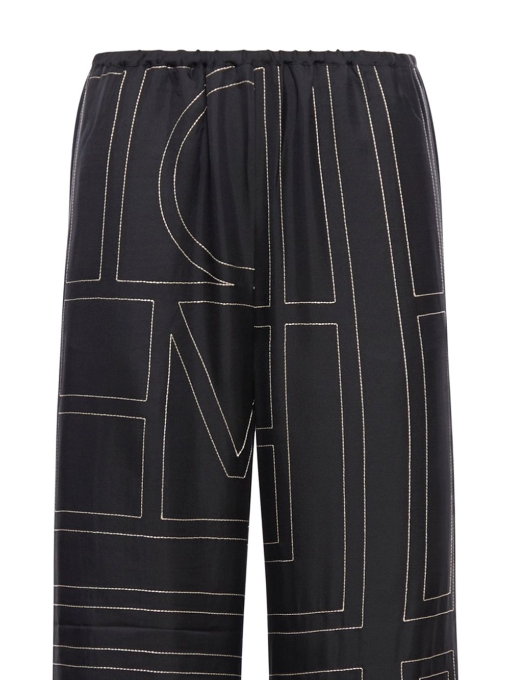 Pantaloni pigiama in nero toteme - donna 