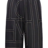 Pantaloni pigiama in nero toteme - donna 
