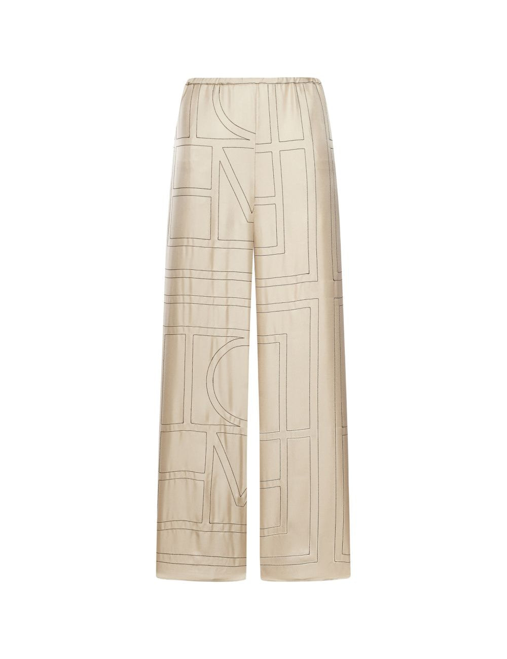 pantaloni pigiama in avorio toteme - donna 