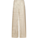 pantaloni pigiama in avorio toteme - donna 