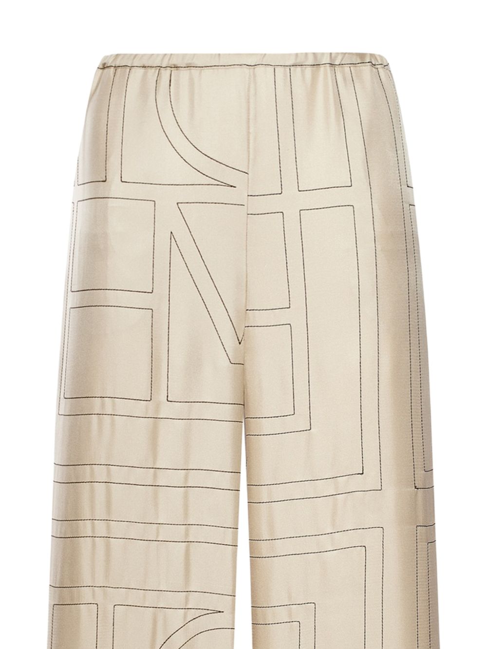 pantaloni pigiama in avorio toteme - donna 