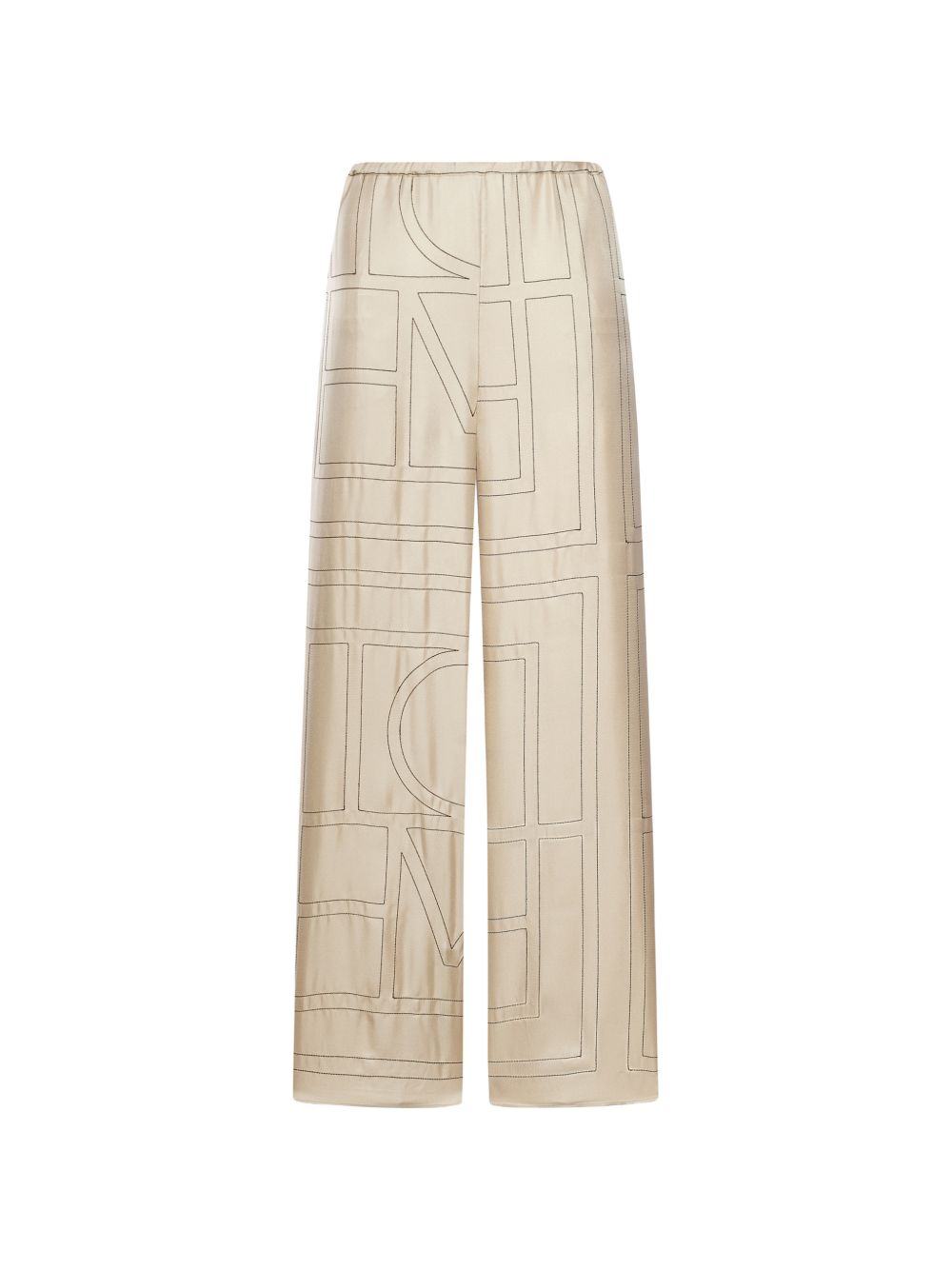pantaloni pigiama in avorio toteme - donna 