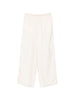 Pantaloni palazzo di seta in avorio Toteme - donna