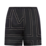 Shorts pigiama in avorio toteme - donna 
